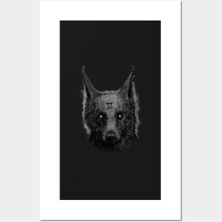 Mange Wolf Posters and Art